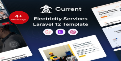 Current – Laravel Electricity Services Template1.0