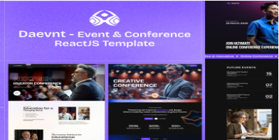 Daevnt - Event & Conference ReactJS Template