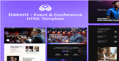 Daevnt – Event and Conference HTML Template