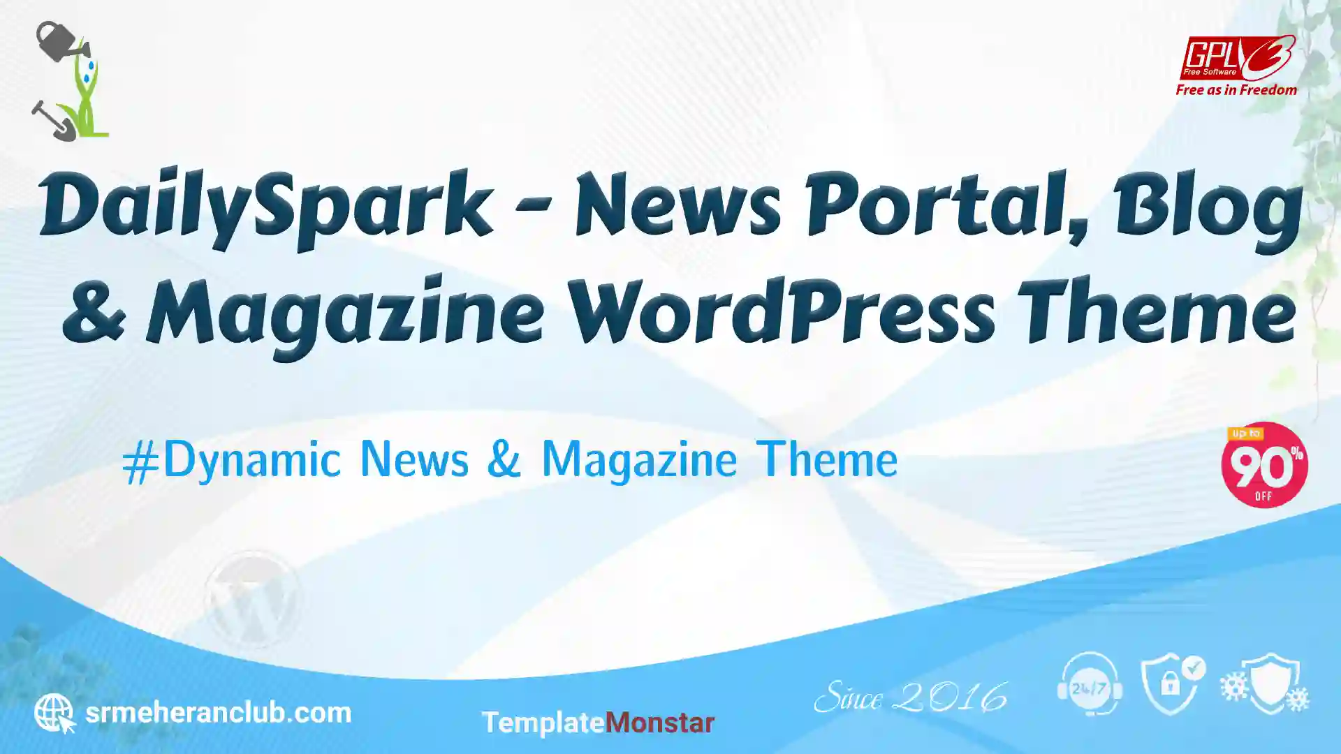 DailySpark – News Portal, Blog & Magazine WordPress Theme — Theme by Templatemonster