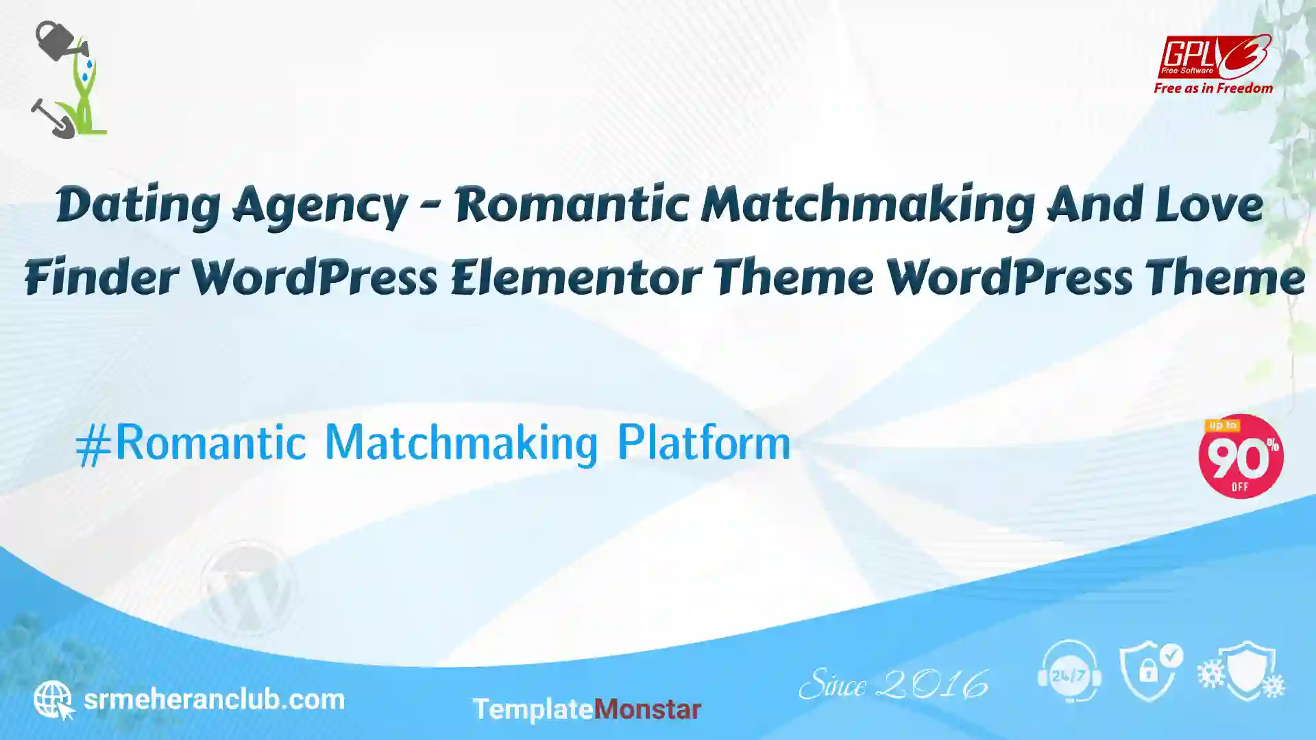 Dating Agency – Romantic Matchmaking And Love Finder WordPress Elementor Theme WordPress Theme