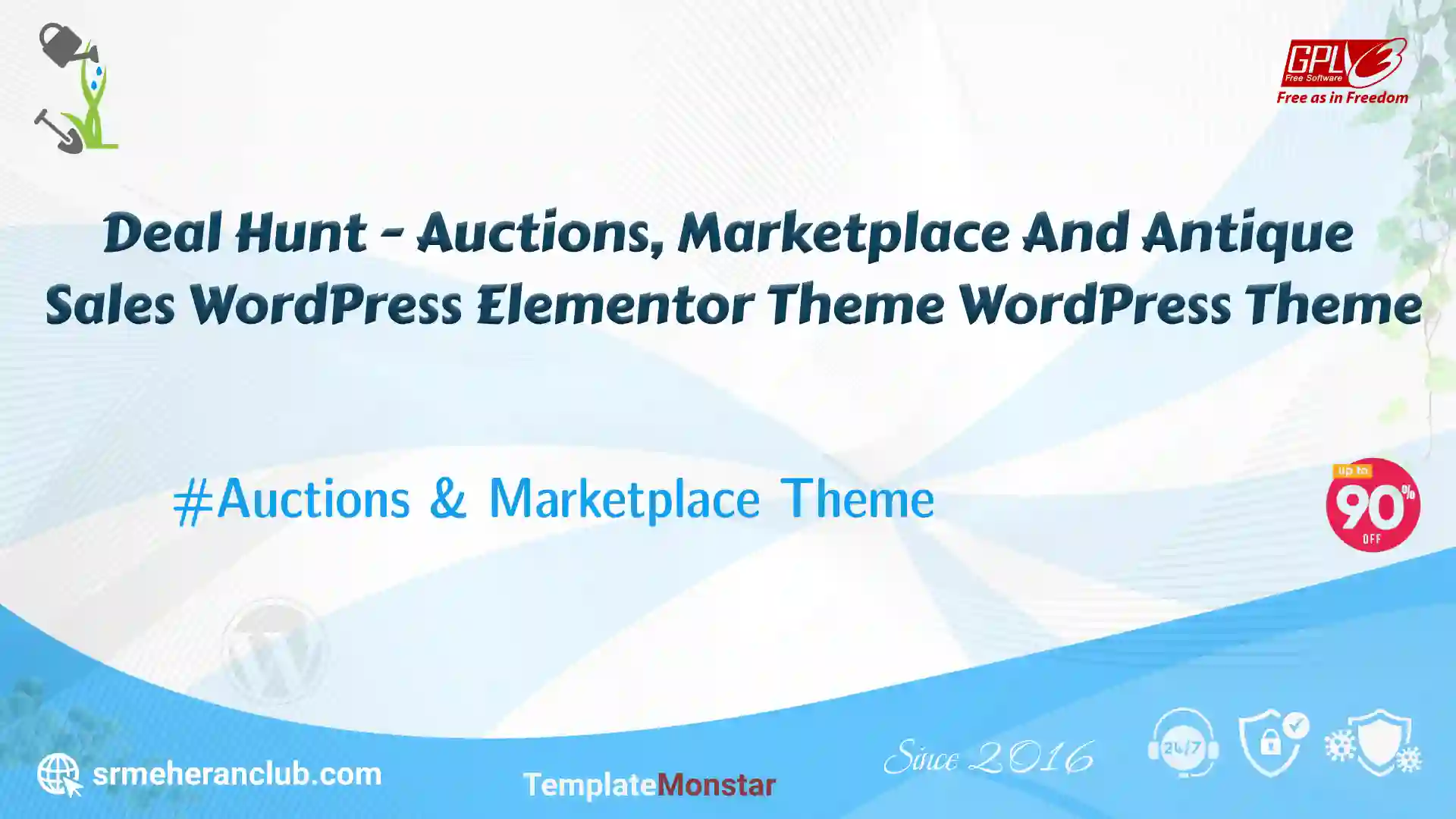 Deal Hunt – Auctions, Marketplace And Antique Sales WordPress Elementor Theme WordPress Theme — Theme by Templatemonster