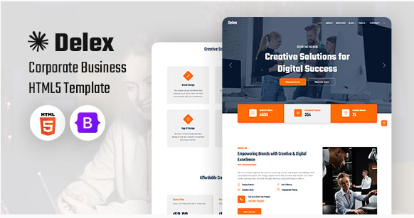 Delex - Corporate Business HTML5 Template