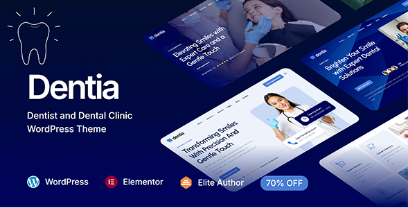 Dentia - Dentist & Dental Clinic WordPress Theme