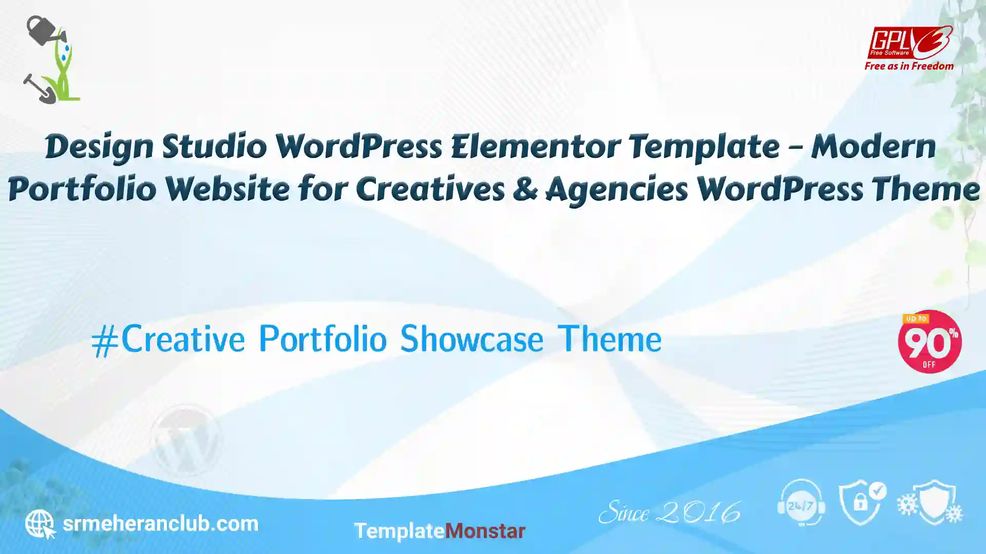 Design Studio WordPress Elementor Template – Modern Portfolio Website for Creatives & Agencies WordPress Theme
