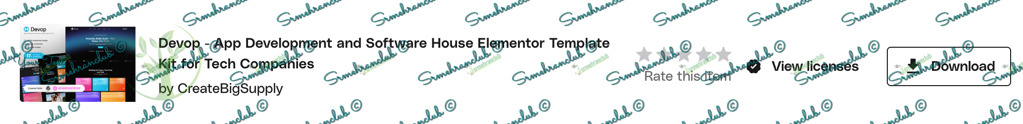 Devop Elementor Template Kit Free Download for Tech Companies