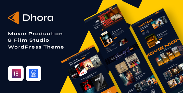 Dhora – Movie and Film Production WordPress Theme