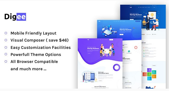 Digee - Digital Marketing Agency WordPress Theme