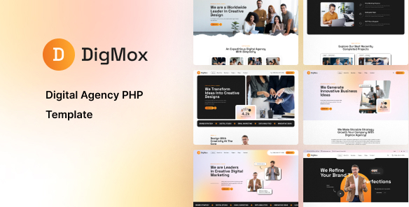 Digmox - Digital Agency PHP Template