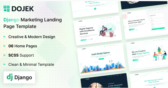 Dojek - Django Landing Page Template