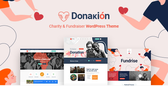 Donakion - Charity Foundation WordPress Theme