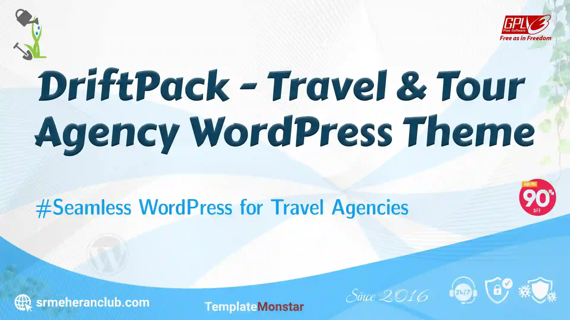 DriftPack – Travel & Tour Agency WordPress Theme — Theme by Templatemonster