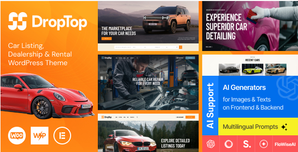 Drop-Top - Car Listing, Dealership & Auto Rental WordPress Theme