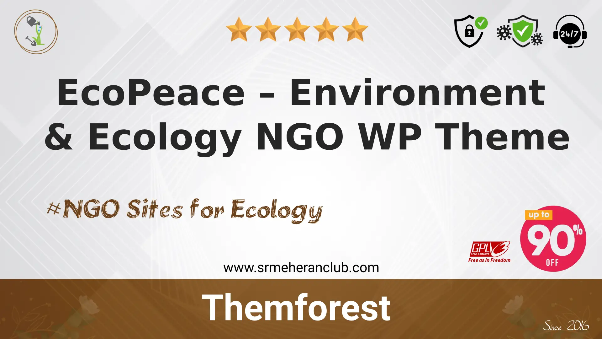 EcoPeace – Environment & Ecology NGO WP Theme — Theme by Themeforest