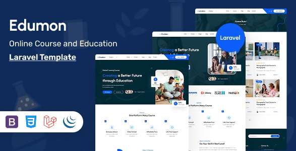 Edumon - Education and Course Laravel Template
