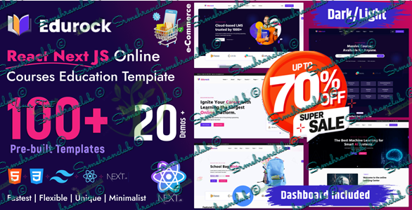 Edurock - React Next JS React Education Template