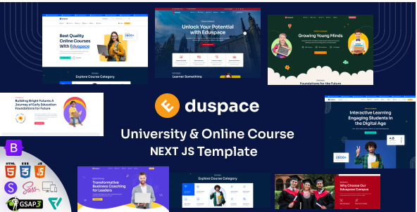 Eduspace – Education & Course Next JS Template
