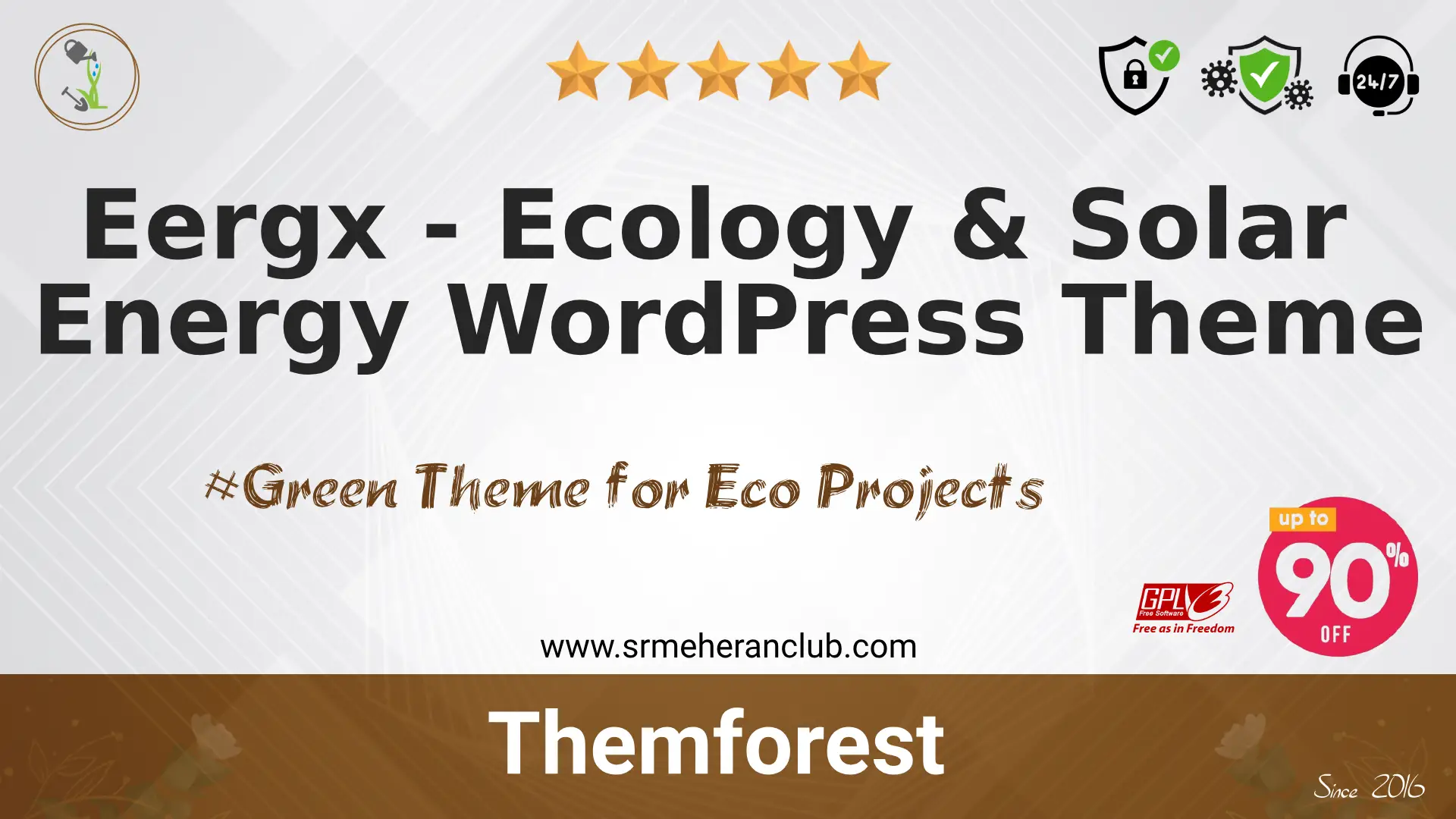 Eergx – Ecology & Solar Energy WordPress Theme — Theme by Themeforest
