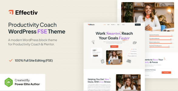 Effectiv – Productivity Coach & Mentor WP Theme