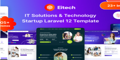 Eitech - Laravel12 IT Solutios Technology Startup