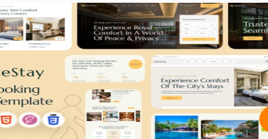 EliteStay - Hotel Booking HTML Template