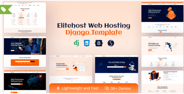 Elitehost - Hosting Django Template