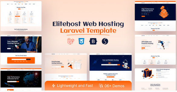 Elitehost - Hosting Laravel 12 Template