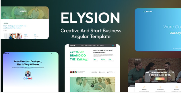 Elysion - Creative Business and Innovative Angular
