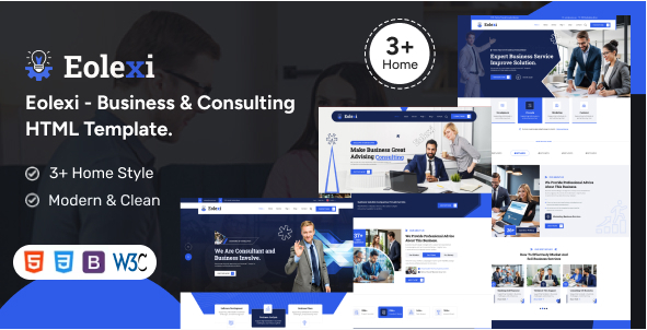 Eolexi – Business & Consulting HTML Template