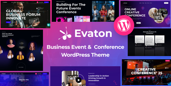 Evaton - Event Conference & Meetup WordPress Theme