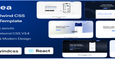 Evea - React Landing Page Template