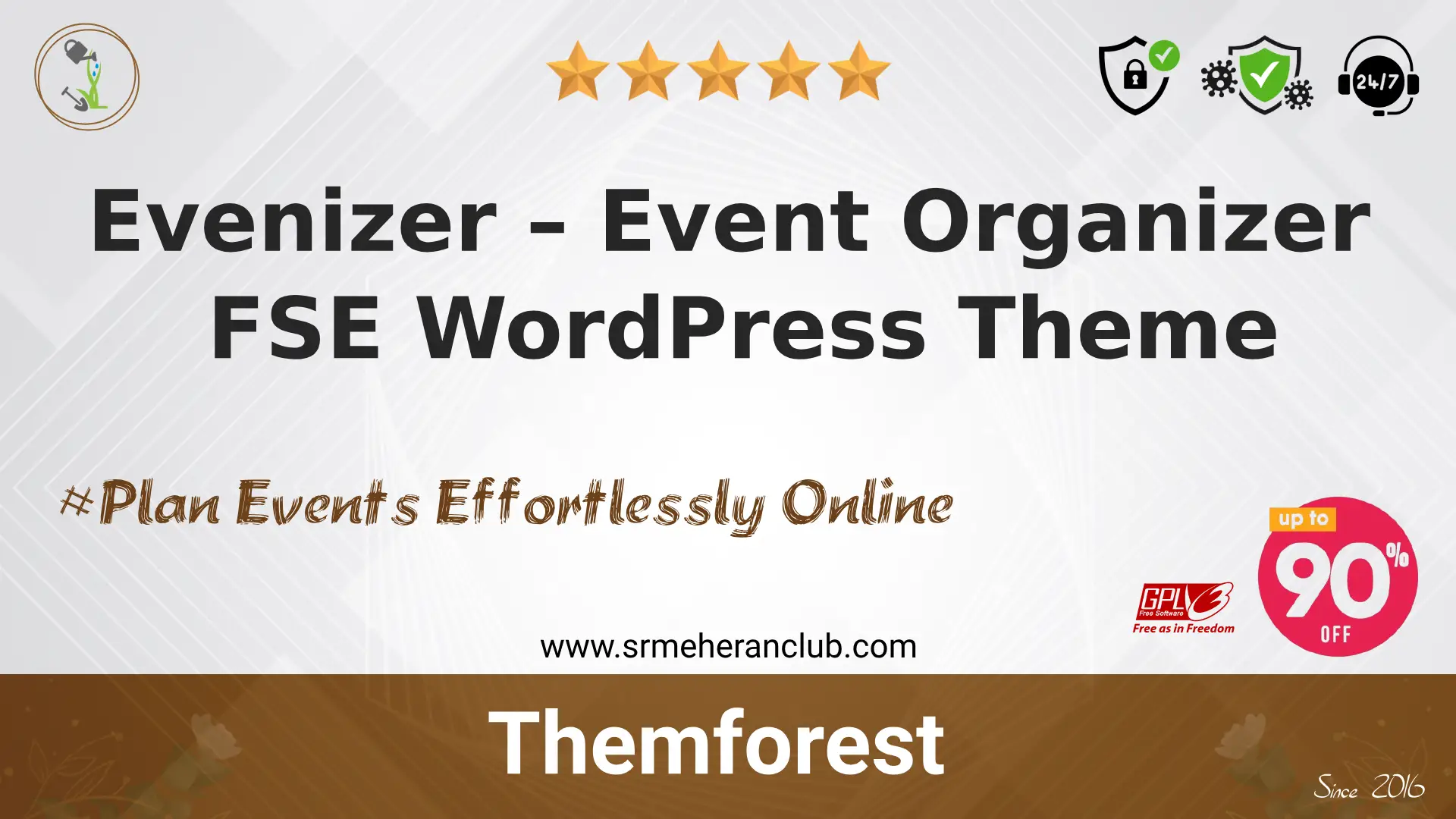 Evenizer – Event Organizer FSE WordPress Theme