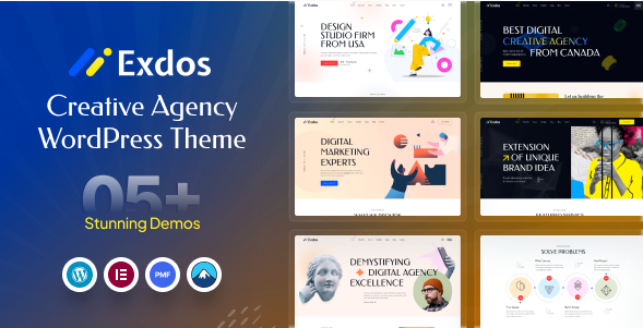 Exdos - Digital Agency WordPress Theme