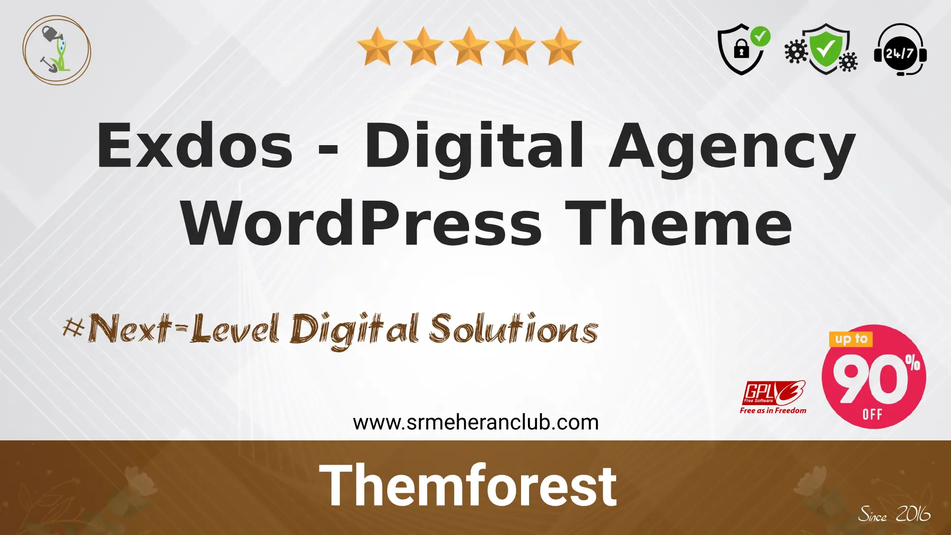 Exdos – Digital Agency WordPress Theme — Theme by Themeforest