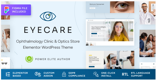 Eye Care - Family Optometrist WordPress Theme