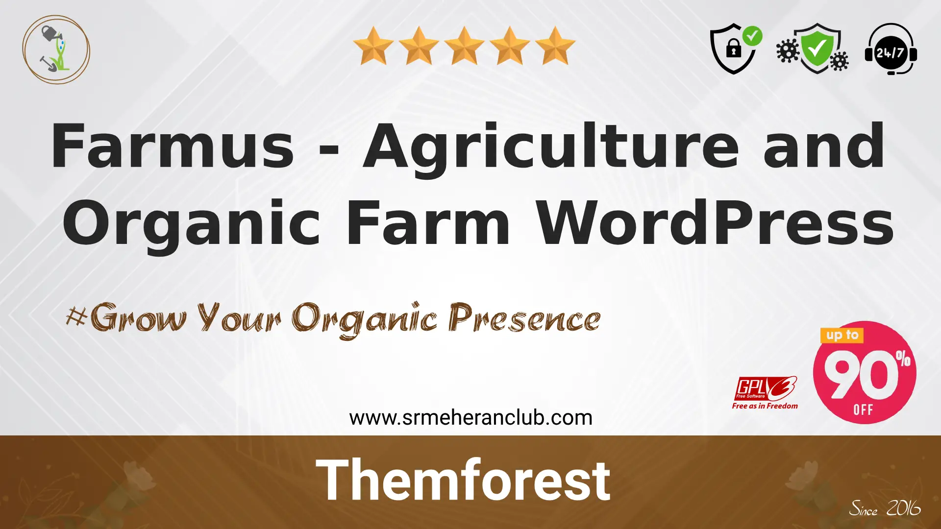 Farmus – Agriculture and Organic Farm WordPress — Theme by Themeforest