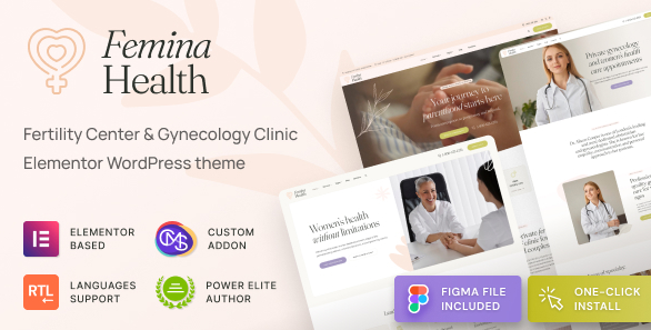 Femina Health - Fertility Clinic WordPress Theme