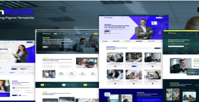 FinKash - Financial Consultancy Services Figma