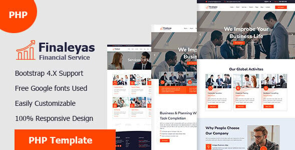 Finaleyas - Corporate Business PHP Template
