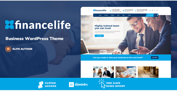 FinanceLife - Business WordPress Theme