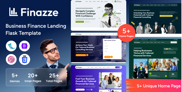 Finazze - Business and Finance Flask Template