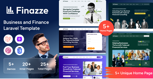 Finazze - Business and Finance Laravel Template