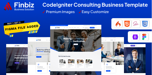 Finbiz - CodeIgniter Consulting Business Template