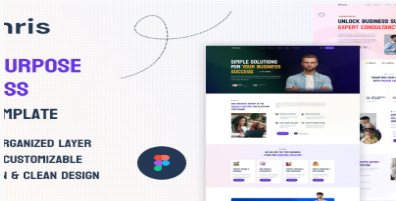 Finris - Multipurpose Business Figma Template