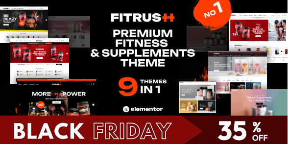 Fitrush - Health Supplements WordPress Theme 1.3.4