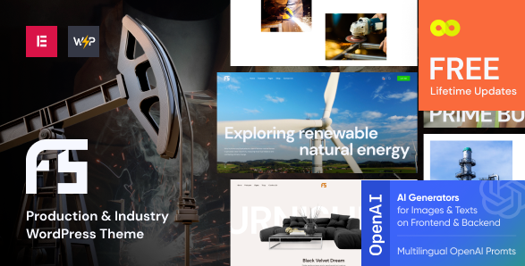 Fuse - Industry & Engineering Factory WordPress Theme