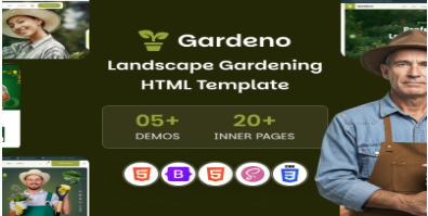Gardeno - Gardening and Landscaping HTML Template