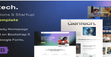 Gentech – IT Solutions & Startup HTML Template