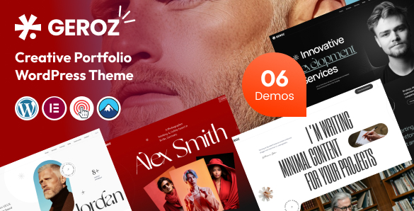 Geroz - Creative Portfolio Digital Agency WP Theme