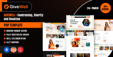 Givewell - Charity and Donation PHP Template